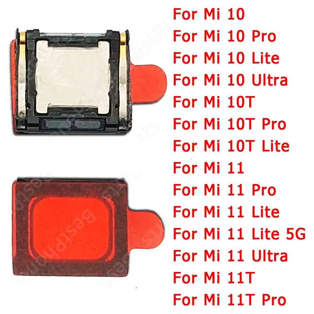 

For Xiaomi Mi 10 Ultra 10T Pro 11 Lite 5G 11T 11i Mi10 Mi11 Earphone Replacement Spare Parts Sound Earpiece Top Ear Speaker