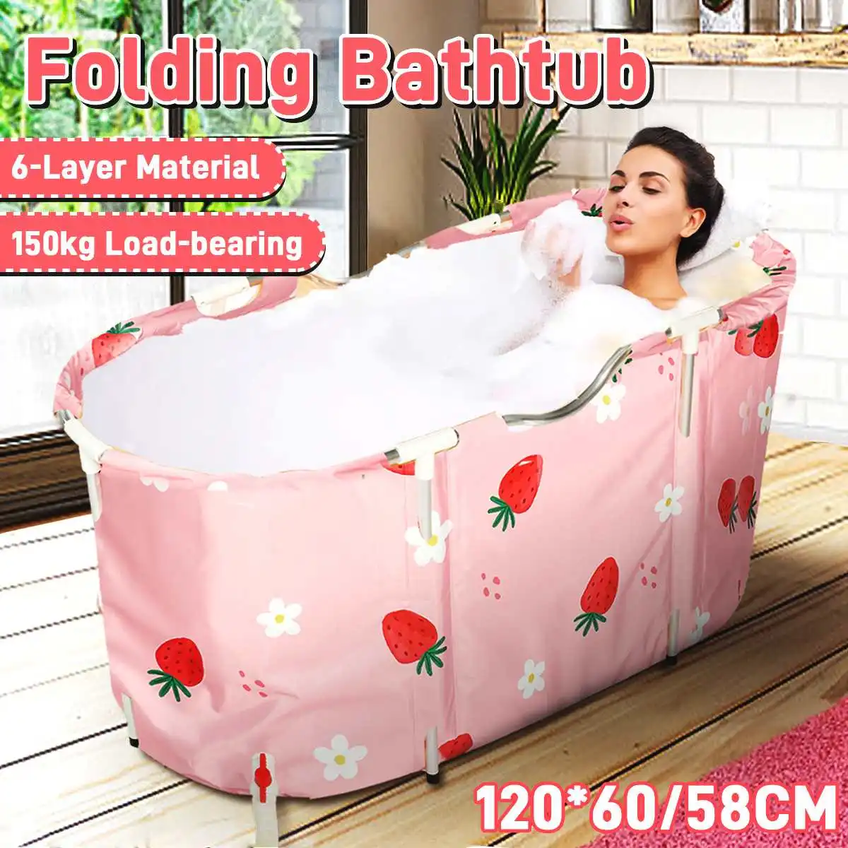 JETEVEVEN 120cm Portable Folding Bathtub for Adult Children Swimming Pool Large Plastic Bathtub Bath Bucket Insulation Bathing
JETEVEVEN 120cm Portable Folding Bathtub for Adult Children Swimming Pool Large Plastic Bathtub Bath Bucket Insulation Bathing