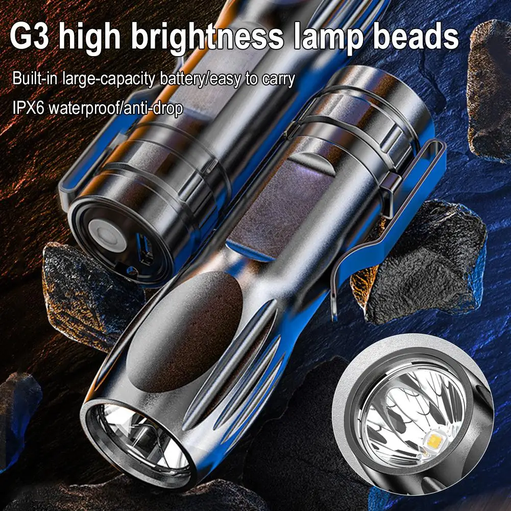 Mini Torch High Power Led Flashlight Usb Rechargeable Portable Far Flash Range Waterproof Camping Lamp Fixed Flashlig G5p1
Mini Torch High Power Led Flashlight Usb Rechargeable Portable Far Flash Range Waterproof Camping Lamp Fixed Flashlig G5p1