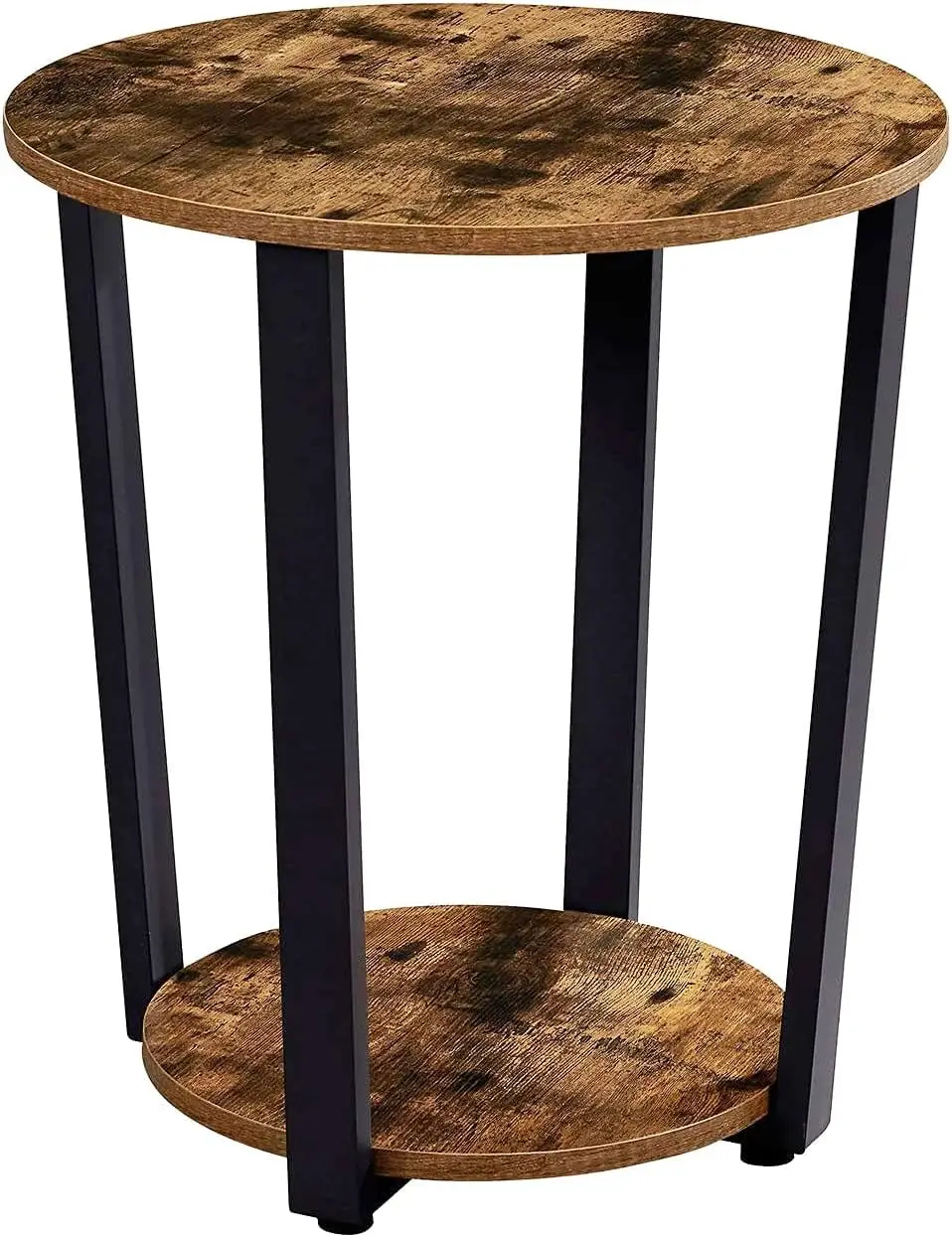 Wood Round End Table - 19.7" Dia. Side Table with Storage Small Table with Sturdy Metal Frame for Living Room Bedroom Couch Sma
Wood Round End Table - 19.7" Dia. Side Table with Storage Small Table with Sturdy Metal Frame for Living Room Bedroom Couch Sma