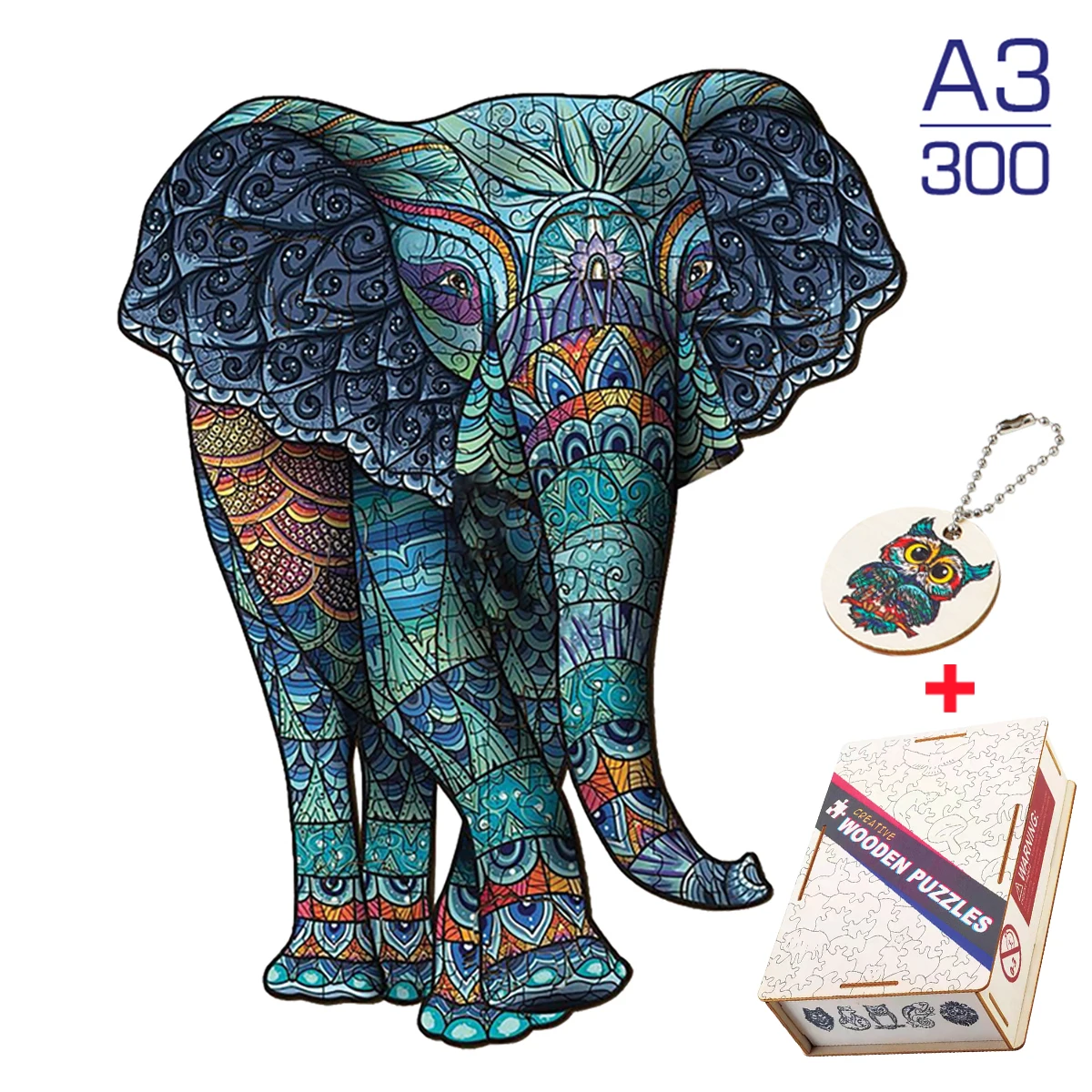 Wooden Animal Jigsaw Puzzles For Adults Kids Brightly Colored Elephant Disc Eagle Intellectual Toy Popular Family Board Game
Wooden Animal Jigsaw Puzzles For Adults Kids Brightly Colored Elephant Disc Eagle Intellectual Toy Popular Family Board Game
