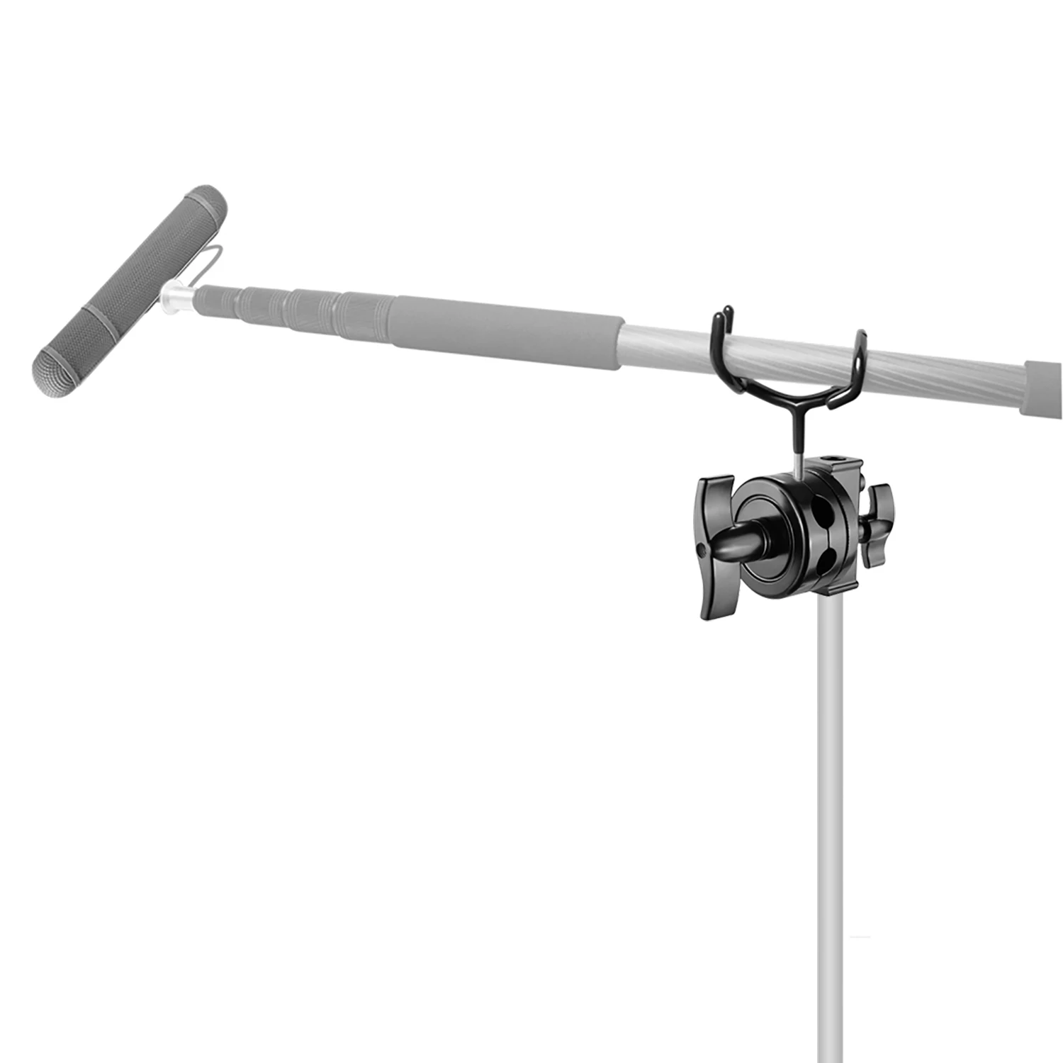 Neewer Microphone Boom pole Mounting Adapter Includes 2.5-inch Grip Head and Boom pole Support Holder, Fit on C-Stand and Mic
Neewer Microphone Boom pole Mounting Adapter Includes 2.5-inch Grip Head and Boom pole Support Holder, Fit on C-Stand and Mic