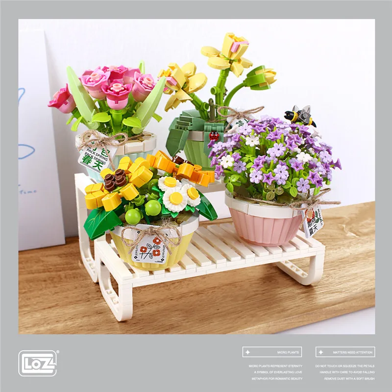 LOZ Eternal Flower Building Block Micro Plants Bricks Model DIY 3D Assembled Toys Home Decoration For Girl Birthday Gift
LOZ Eternal Flower Building Block Micro Plants Bricks Model DIY 3D Assembled Toys Home Decoration For Girl Birthday Gift