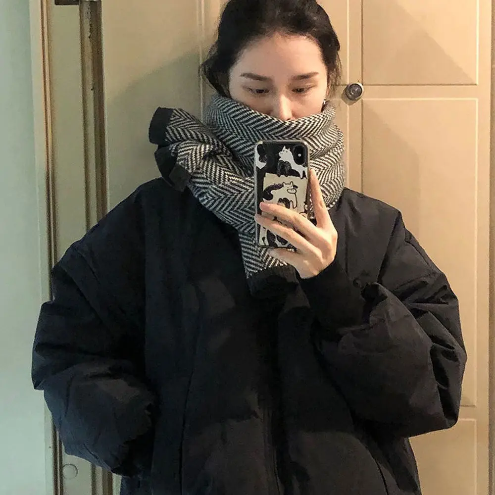 Warm Stripe Shawl Herringbone Muffler Korean Style Wrap Neckerchief Women Knitted Scarf
Warm Stripe Shawl Herringbone Muffler Korean Style Wrap Neckerchief Women Knitted Scarf