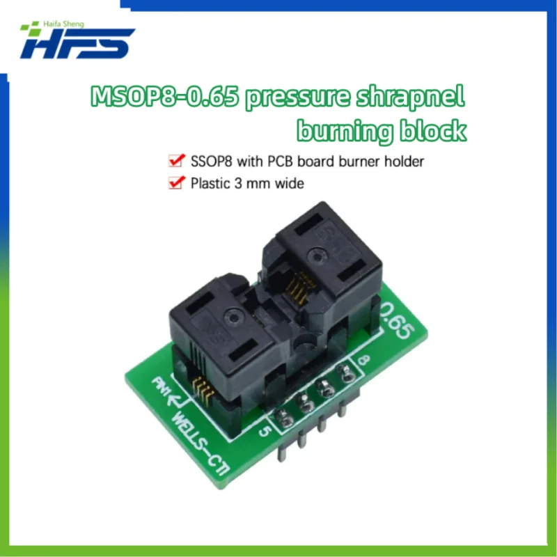 

MSOP8 to DIP8 MCU Test IC socket Programmer adapter Socket