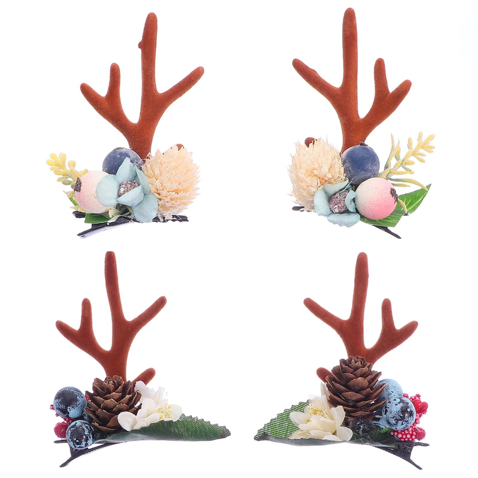 Antler Flower Hair Clip Antlers Clips Berry Hairpin Barrettes Christmas Stockings
Antler Flower Hair Clip Antlers Clips Berry Hairpin Barrettes Christmas Stockings