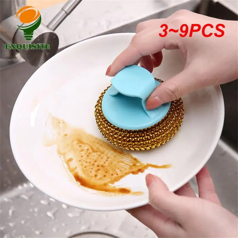 3~9PCS Cleaning Brush Firm Pot Brush 360 Degree Cleaning Light Cleaning Products Cleaning Ball Household Steel Ball Economic
3~9PCS Cleaning Brush Firm Pot Brush 360 Degree Cleaning Light Cleaning Products Cleaning Ball Household Steel Ball Economic