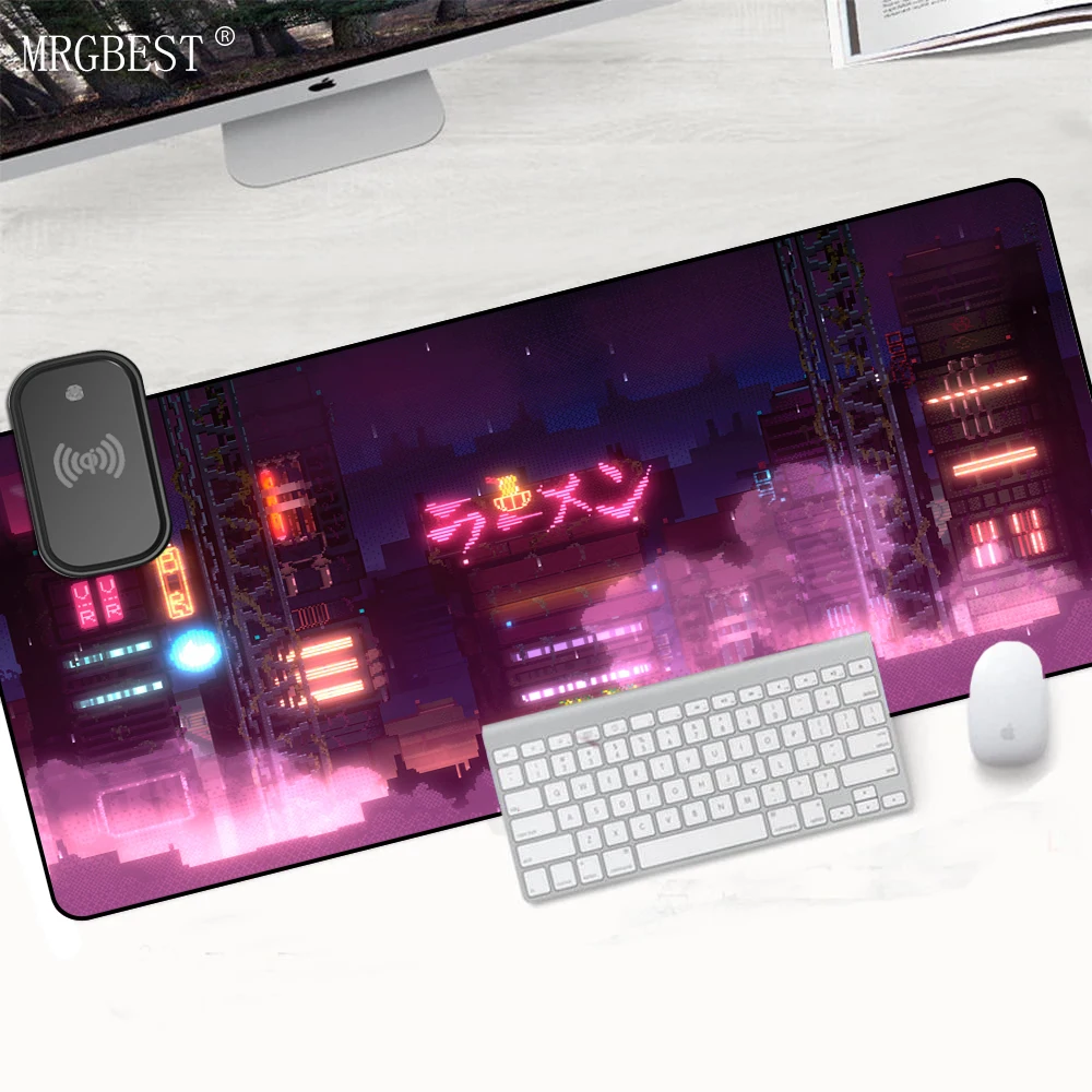 Pixel Art Wireless Charging Mouse Pad Desk Mats Laptops Kawaii Desk Accessories Night City Office Carpet Pink Non-slip Desk Pad
Pixel Art Wireless Charging Mouse Pad Desk Mats Laptops Kawaii Desk Accessories Night City Office Carpet Pink Non-slip Desk Pad