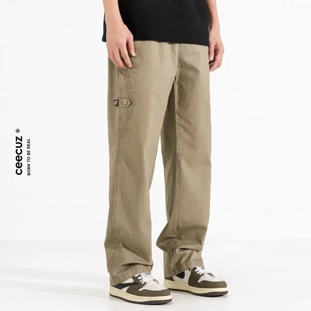 Брюки-карго мужские прямые, модные трендовые штаны, минималистичные повседневные спортивные, большие штаны, в американском стиле, на осень
Брюки-карго мужские прямые, модные трендовые штаны, минималистичные повседневные спортивные, большие штаны, в американском стиле, на осень