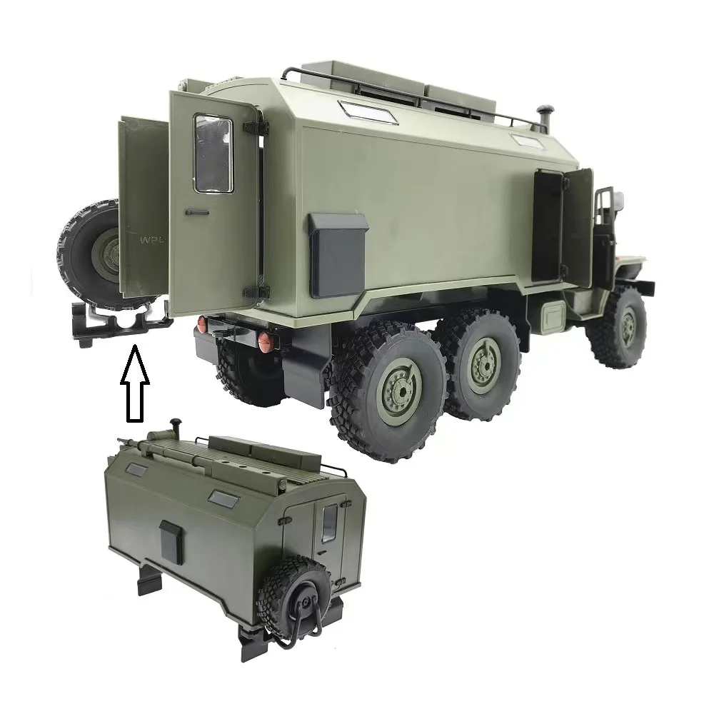 

Naughty Dragon WPL Original B-36 Ural Command and Communication Vehicle Rear Carriage DIY Parts Modified Accessories
