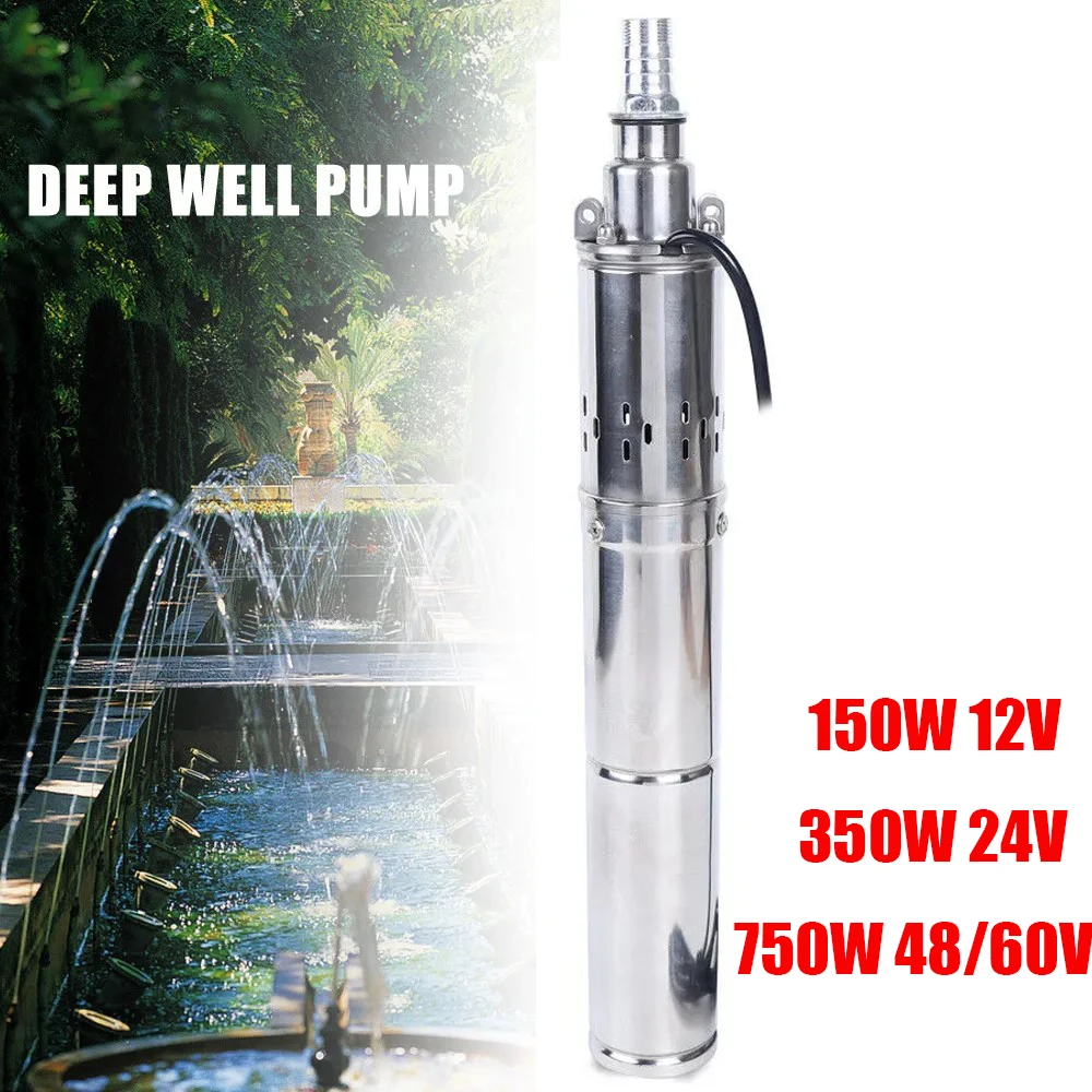 150W 350W 750W Solar Water Pump 12V 24V 48V 60V 100M Lift Submersible Well Pump With MPPT Built-in Controller Stainless Steel
150W 350W 750W Solar Water Pump 12V 24V 48V 60V 100M Lift Submersible Well Pump With MPPT Built-in Controller Stainless Steel