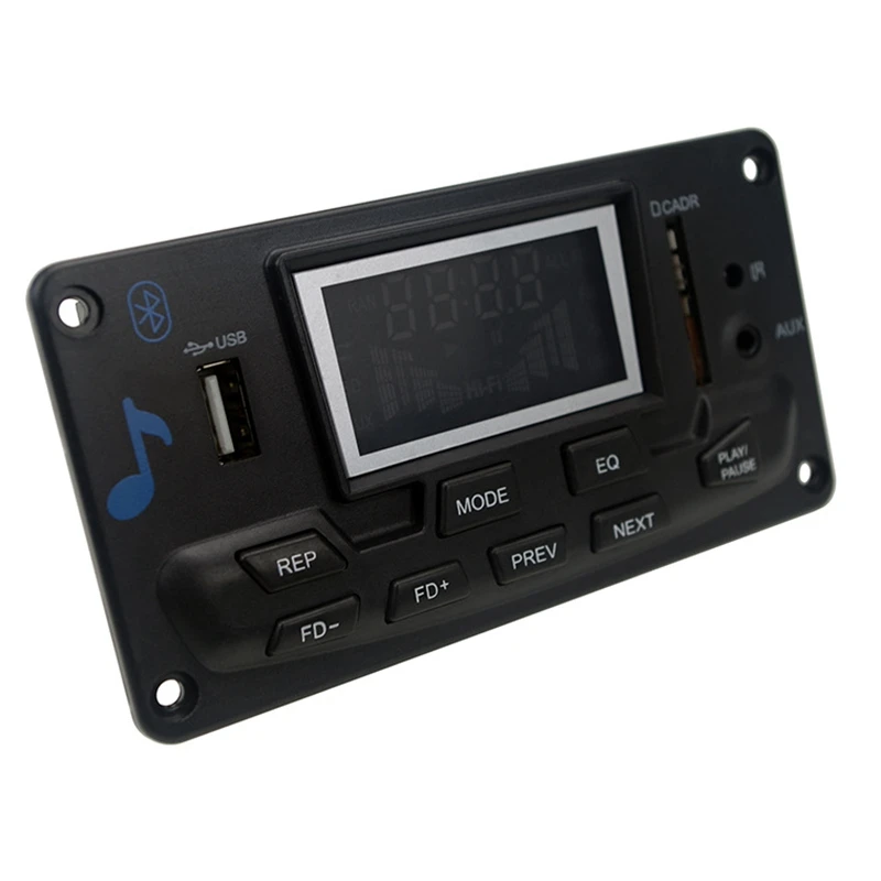Плата Bluetooth для декодирования звука, 12 В, Bluetooth APE декодирование MP3, аудио модуль без потерь, дисплей спектра, FM-радио
Плата Bluetooth для декодирования звука, 12 В, Bluetooth APE декодирование MP3, аудио модуль без потерь, дисплей спектра, FM-радио