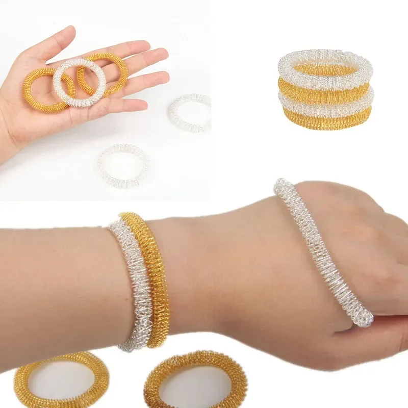 Wrists Relaxation Massager Wrist Massage Ring Hand Acupuncture Bracelet Metal Massage Ring for Men Women Health Care Tool
Wrists Relaxation Massager Wrist Massage Ring Hand Acupuncture Bracelet Metal Massage Ring for Men Women Health Care Tool