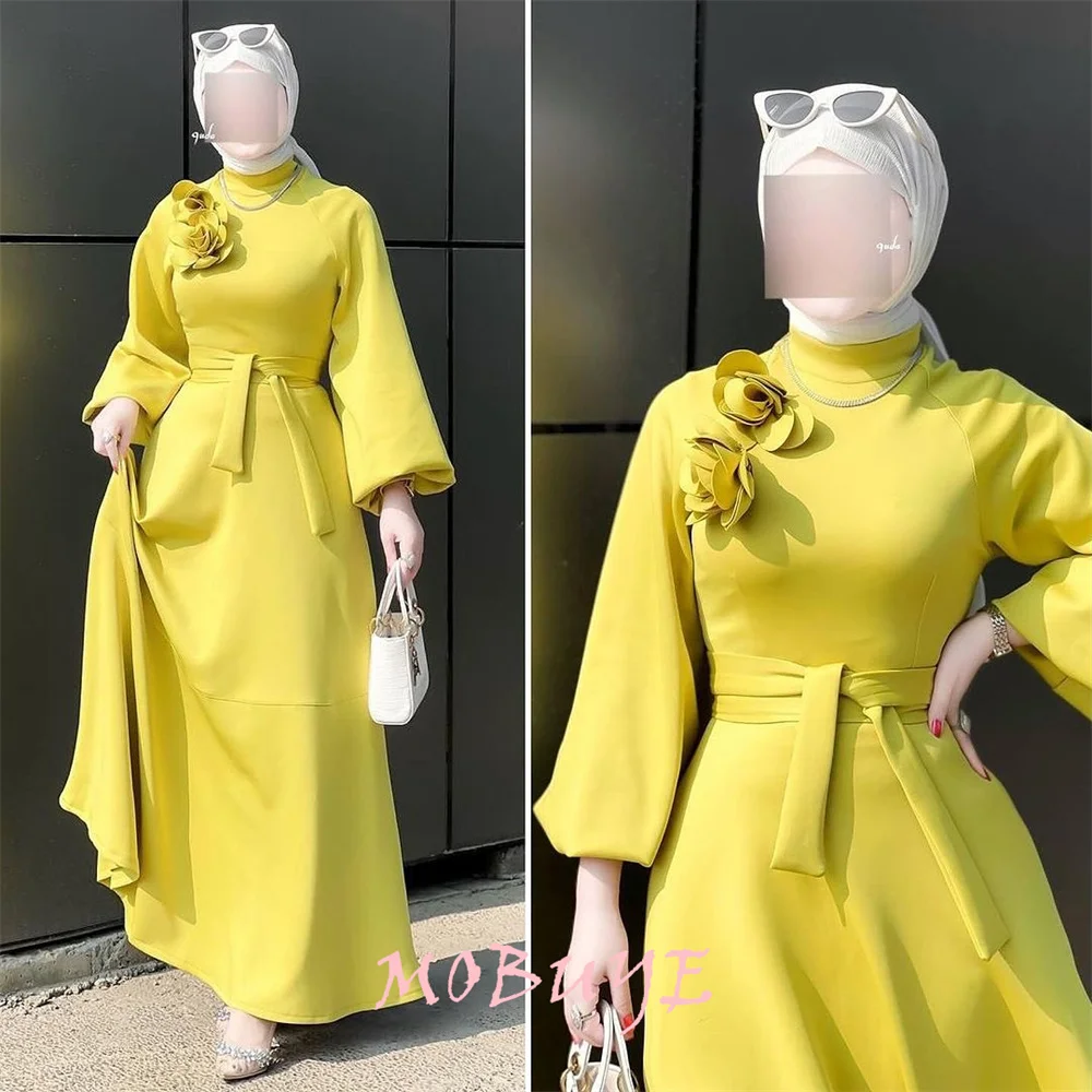 MOBUYE 2024 Popular O Neckline A-Line Prom Dress Ankle-Length With Long Sleeves Evening Fashion Elegant Party Dress For Women
MOBUYE 2024 Popular O Neckline A-Line Prom Dress Ankle-Length With Long Sleeves Evening Fashion Elegant Party Dress For Women