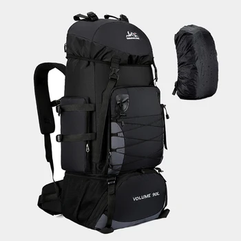 80L 90L Large Camping Backpack Travel Bag Mens Women Luggage Hiking Shoulder Bags Outdoor Climbing Trekking Men Traveling Bag