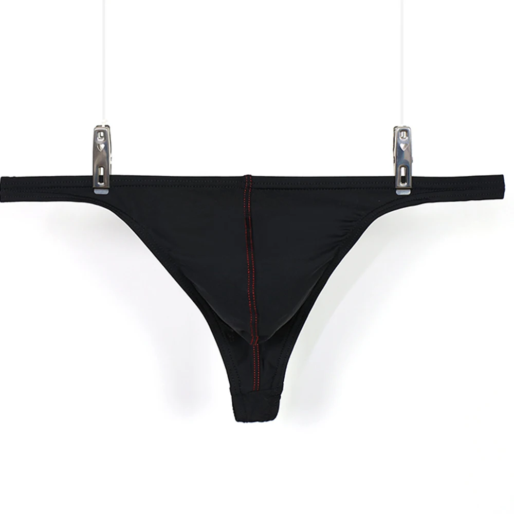 Ice Silk Pouch G-string Men Comfy T-back Thong Solid Low Rise Men Underwear Sexy Transparent Panties U Convex Pouch Bikini A50
Ice Silk Pouch G-string Men Comfy T-back Thong Solid Low Rise Men Underwear Sexy Transparent Panties U Convex Pouch Bikini A50