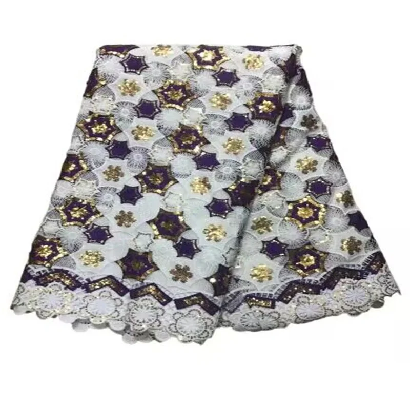 Purple Water Soluble Nigerian Lace Fabrics Guipure Cord Lace High Quality Sequins Lace African Lace Fabric For Wedding Sewing
Purple Water Soluble Nigerian Lace Fabrics Guipure Cord Lace High Quality Sequins Lace African Lace Fabric For Wedding Sewing