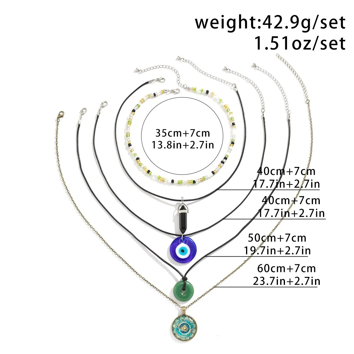 5Pcs Ethnic Peace Buckle Blue Turkish Lucky Eye Pendant Choker Necklace for Women Vintage Stone Leather Wax Thread Chain Jewelry 4 Mallzona S23fc94ba58ff4e129965ca11f8d22c33u 5Pcs Ethnic Peace Buckle Blue Turkish Lucky Eye Pendant Choker Necklace for Women Vintage Stone Leather Wax Thread Chain Jewelry Mallzona