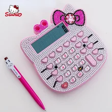 Sanrio Hello Kitty has a sound without fading button pronunciation with diamond computer pink cute girl special calculator
Sanrio Hello Kitty has a sound without fading button pronunciation with diamond computer pink cute girl special calculator