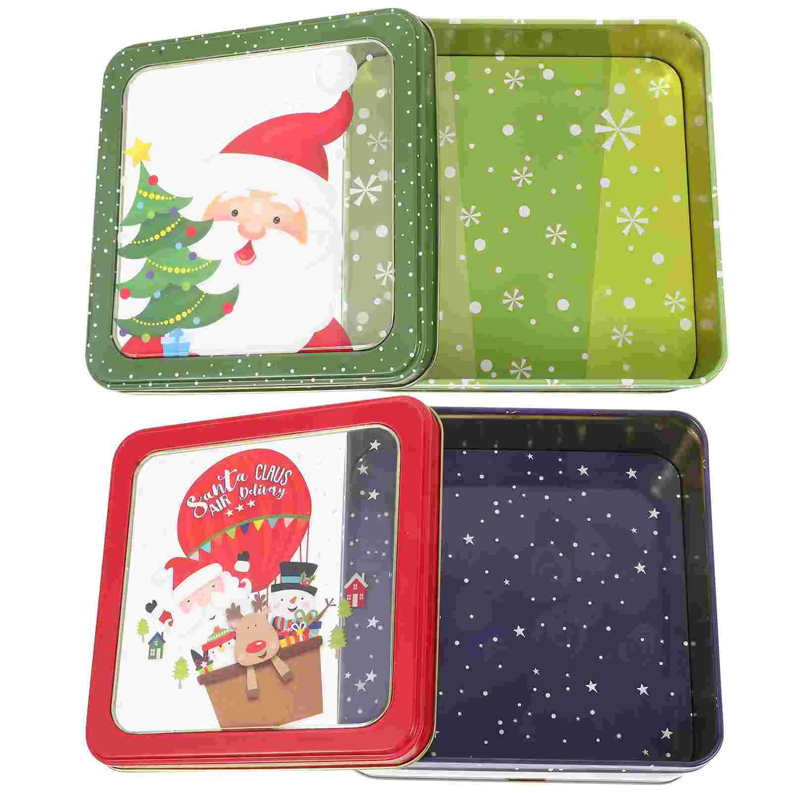 Christmas Themed Candy Boxes Xmas Mousse Cake Wrapping Christmas Square Tin Box Cookie Storage Box Gift Packing Boxes
Christmas Themed Candy Boxes Xmas Mousse Cake Wrapping Christmas Square Tin Box Cookie Storage Box Gift Packing Boxes
