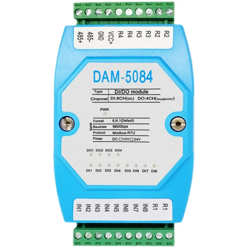 Цифровой коммутатор DAM-5084 8DI 4DO, вход и выход в гибридный модуль RS485, карта сбора Modbus Industrial
Цифровой коммутатор DAM-5084 8DI 4DO, вход и выход в гибридный модуль RS485, карта сбора Modbus Industrial