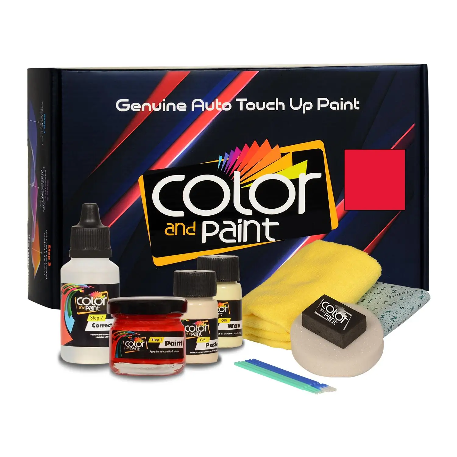

Color and Paint compatible with Subaru Automotive Touch Up Paint - GARNET RED MET - 145 - Basic Care