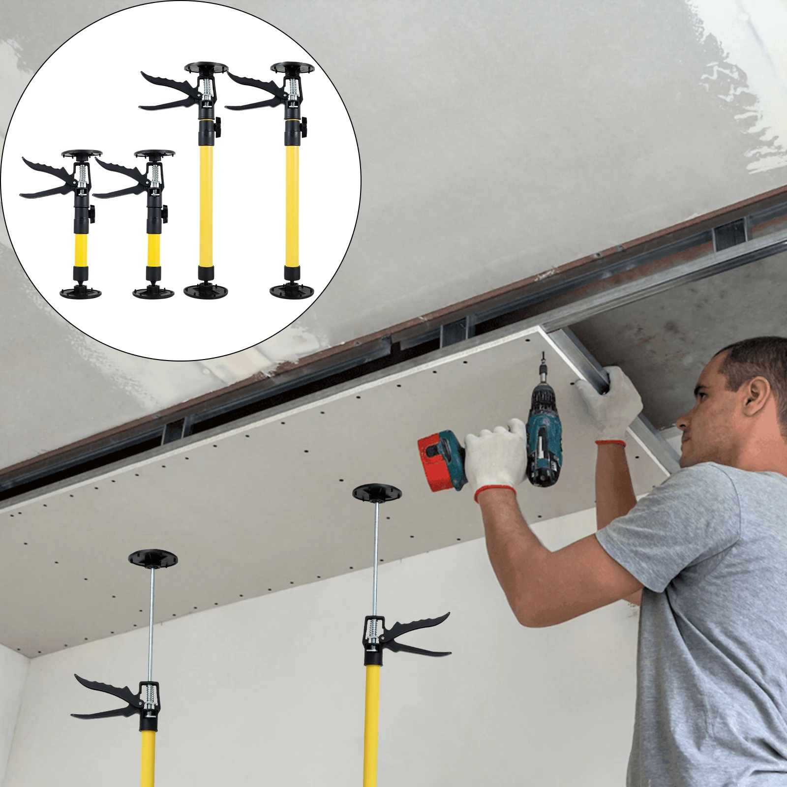 2Pcs Telescopic Support Rod Adjustable Length 3rd Hand Support System Heavy Duty Telescopic Quick Support Rod Non-Slip Third
2Pcs Telescopic Support Rod Adjustable Length 3rd Hand Support System Heavy Duty Telescopic Quick Support Rod Non-Slip Third