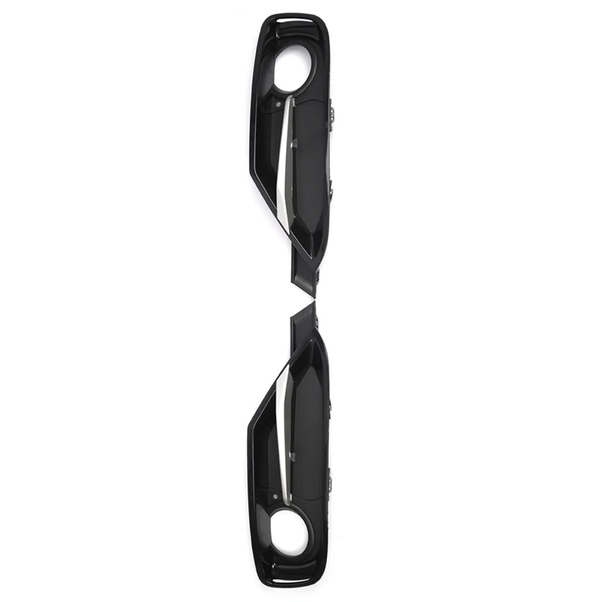 Front Fog Light Bezel Cover with Decorative Strips for BMW 3 Series F30 F31 2011-2017 Fog Light Grille Trim
Front Fog Light Bezel Cover with Decorative Strips for BMW 3 Series F30 F31 2011-2017 Fog Light Grille Trim