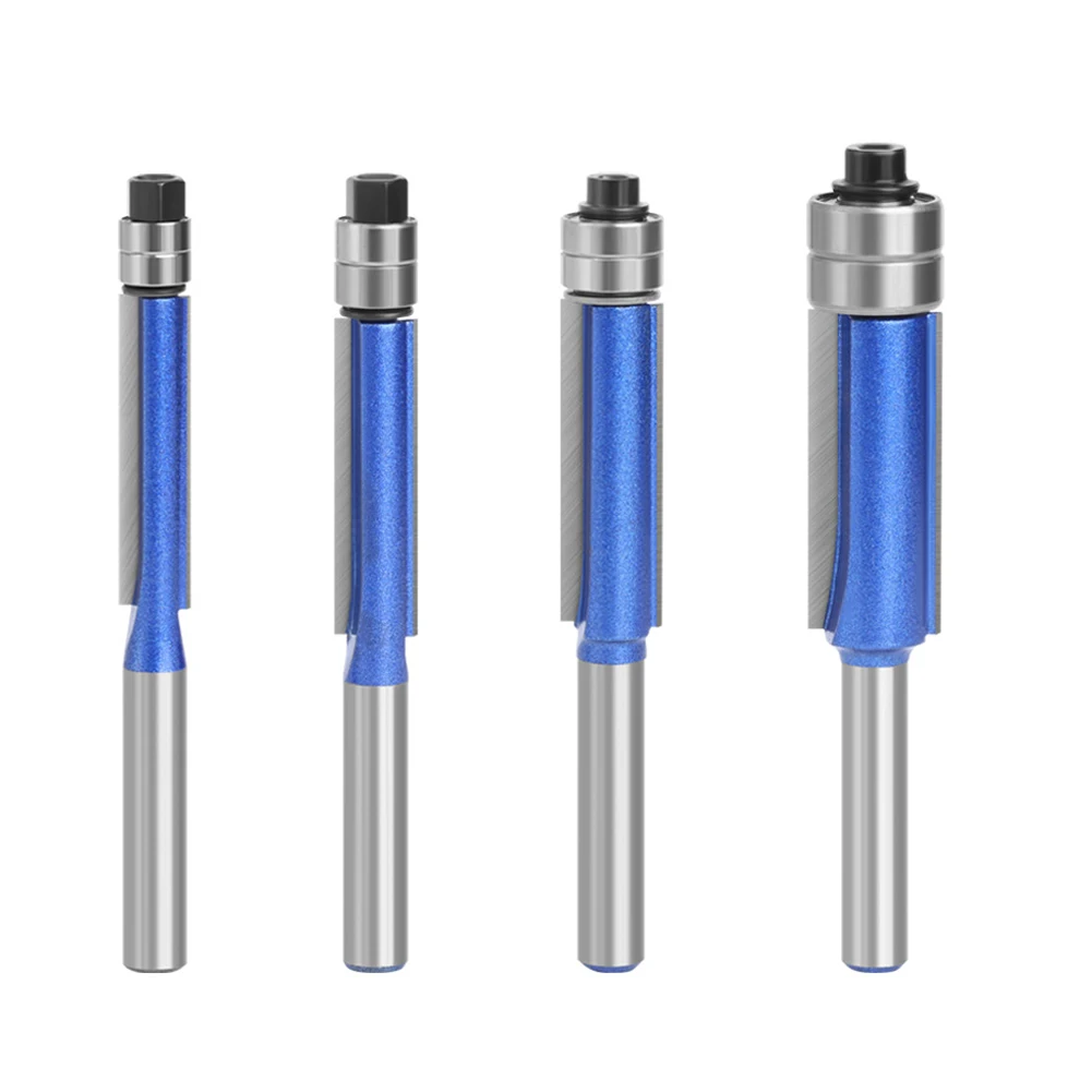 Flush Trim Bit Router Bit Woodworking Milling Cutter For Wood Bit 6.35mm Shank Double Bearing Mill Tools Carbide Cutter End Mil
Flush Trim Bit Router Bit Woodworking Milling Cutter For Wood Bit 6.35mm Shank Double Bearing Mill Tools Carbide Cutter End Mil