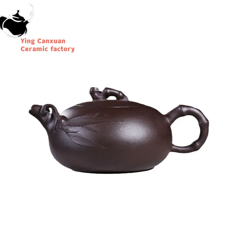 

140ml Yixing Purple Clay Teapots Raw Ore Zhu Mud Tea Pot Home Zisha Filter Kettle Chinese Tea Ceremony Customized Gifts