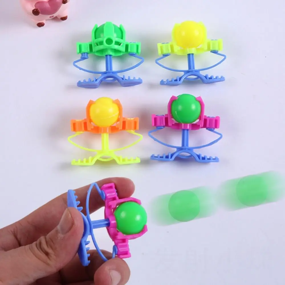 

2Pack 10Pcs/pack Parent Child Interactive Fingertip Ejection Ball Random Color Plastic Decompression Toy Creative
