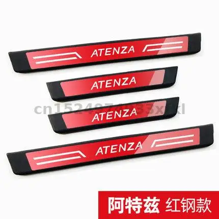 Пластиковая Накладка на порог для Mazda Atenza, защита от царапин, украшение, автомобильные аксессуары StylingBeautiful
Пластиковая Накладка на порог для Mazda Atenza, защита от царапин, украшение, автомобильные аксессуары StylingBeautiful