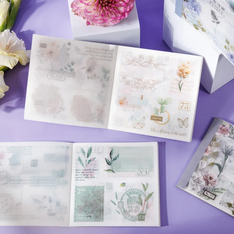 20 Sheets Retro Flower Decorative Sticker Book Watercolor Handbook Scrapbooking Material Label Diy Diary Album Planner
20 Sheets Retro Flower Decorative Sticker Book Watercolor Handbook Scrapbooking Material Label Diy Diary Album Planner