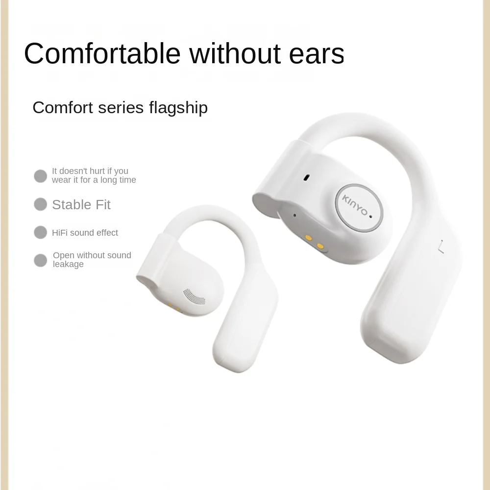 

Bluetooth earphones, wireless ear mounted, air bone conduction, non ear opening, sports and running exclusive 2023 new model