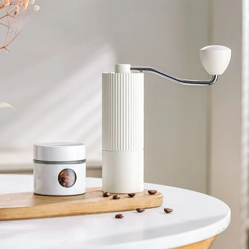 Manual Coffee Grinder Stainless Steel Professional Double Bearing Hand Burr Coffee Bean Grinding Molinillo de café Manual molido
Manual Coffee Grinder Stainless Steel Professional Double Bearing Hand Burr Coffee Bean Grinding Molinillo de café Manual molido