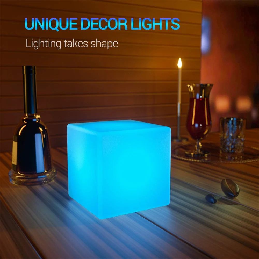 LED Cube Block Night Light Warm Night Light Couple Bedroom Romantic Atmosphere Dream Indoor Atmosphere Color Change Bedside Lamp
LED Cube Block Night Light Warm Night Light Couple Bedroom Romantic Atmosphere Dream Indoor Atmosphere Color Change Bedside Lamp