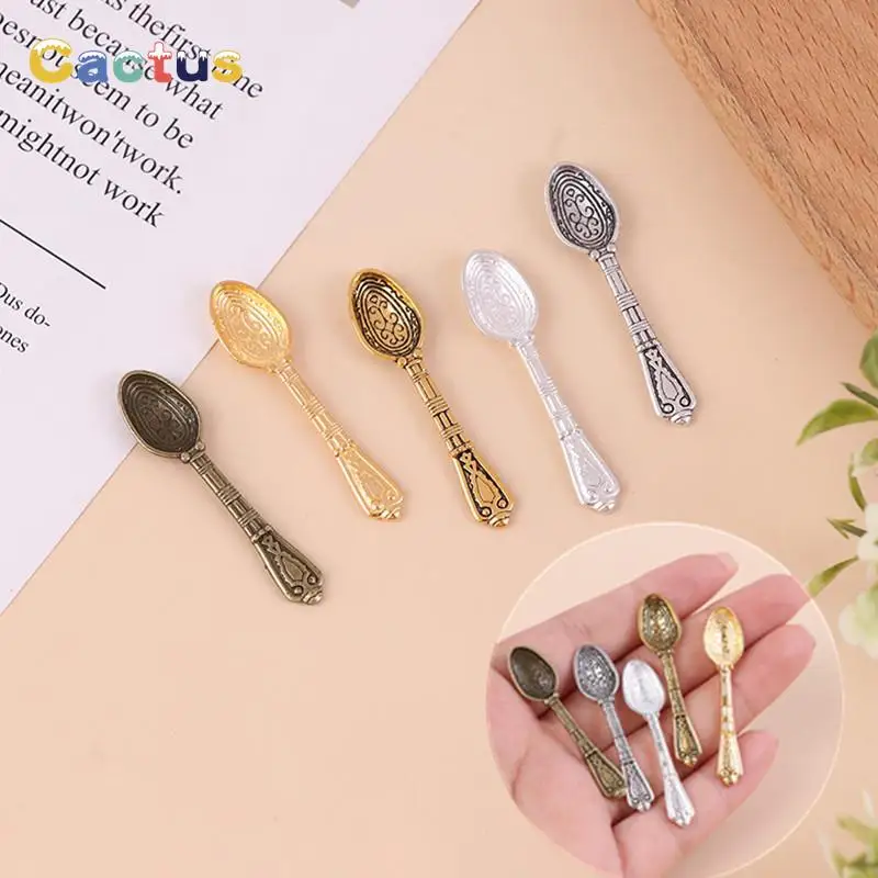 10Pcs/Set 1:12 Dollhouse Miniatures Vintage Spoons Tableware Mini Spoon For Doll's Kitchen Doll House Decoration Children's Toy
10Pcs/Set 1:12 Dollhouse Miniatures Vintage Spoons Tableware Mini Spoon For Doll's Kitchen Doll House Decoration Children's Toy