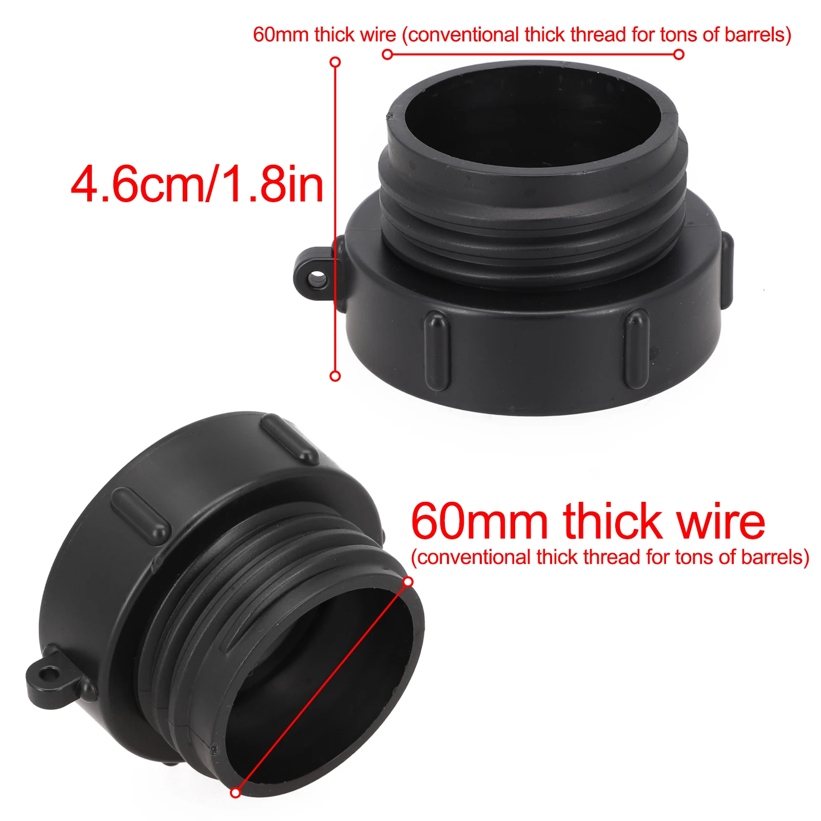 IBC Tank Connectors Garden Water Tank Connector Thread Valve Fittings 2in Fine Thread To Coarse Thread Tank Outlet Connectors
IBC Tank Connectors Garden Water Tank Connector Thread Valve Fittings 2in Fine Thread To Coarse Thread Tank Outlet Connectors