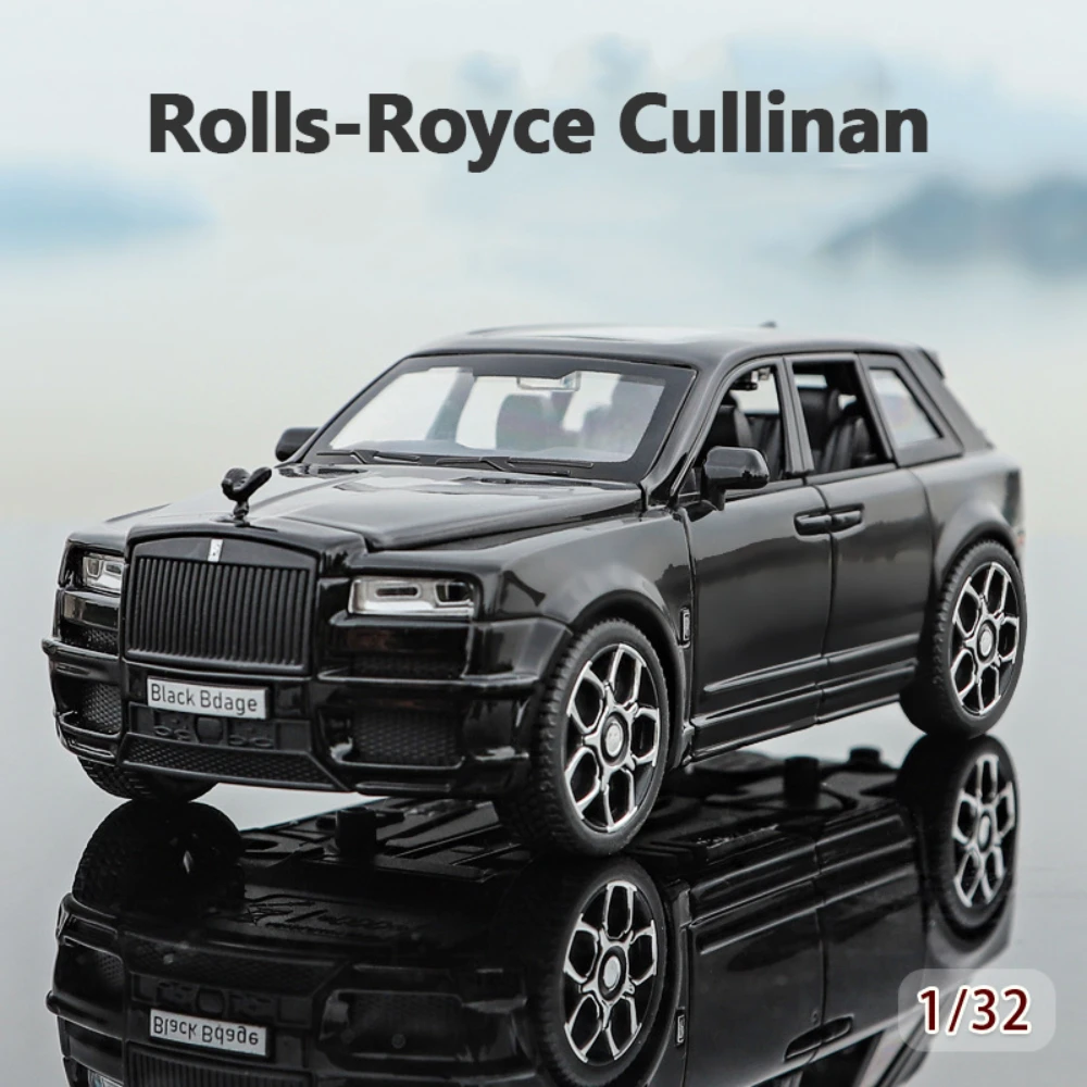1:32 Rolls Royce Cullinan SUV Car Model Toys Diecast Alloy Simulation Vehicles Sound Light Car Toys for Boys Kids Collections
1:32 Rolls Royce Cullinan SUV Car Model Toys Diecast Alloy Simulation Vehicles Sound Light Car Toys for Boys Kids Collections