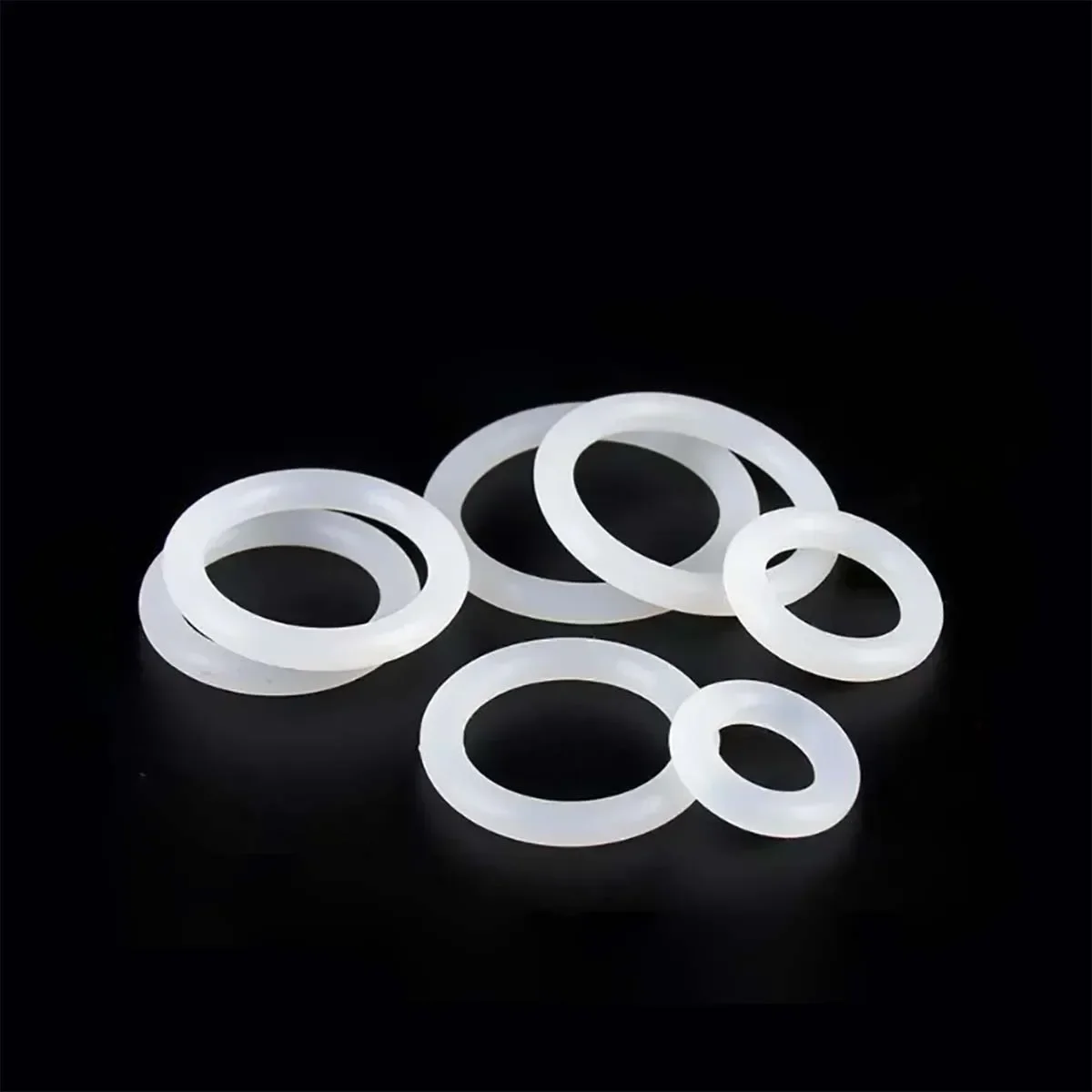 White High-Temperature Resistant Silicone O-Ring Food Grade Leak Proof And Waterproof Rubber Sealing Gasket Wire Diameter 1-2mm
White High-Temperature Resistant Silicone O-Ring Food Grade Leak Proof And Waterproof Rubber Sealing Gasket Wire Diameter 1-2mm