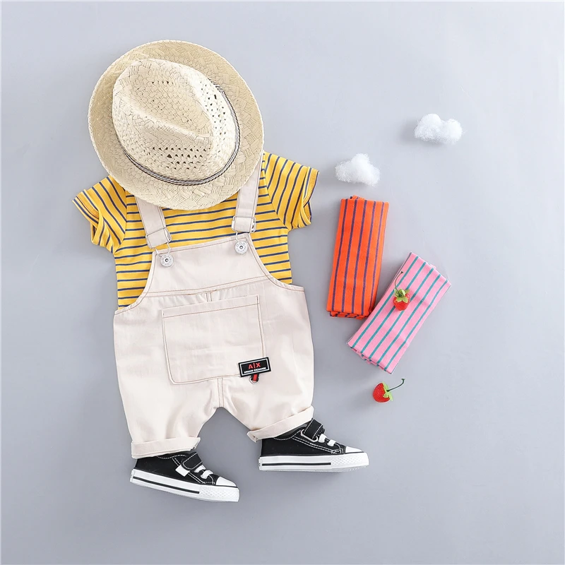 Kids Outfits Summer Toddler Infant Clothing Sets Baby Girls Boys Clothes Srtipe Short Sleeve T Shirt Shorts Children Clothes
Kids Outfits Summer Toddler Infant Clothing Sets Baby Girls Boys Clothes Srtipe Short Sleeve T Shirt Shorts Children Clothes