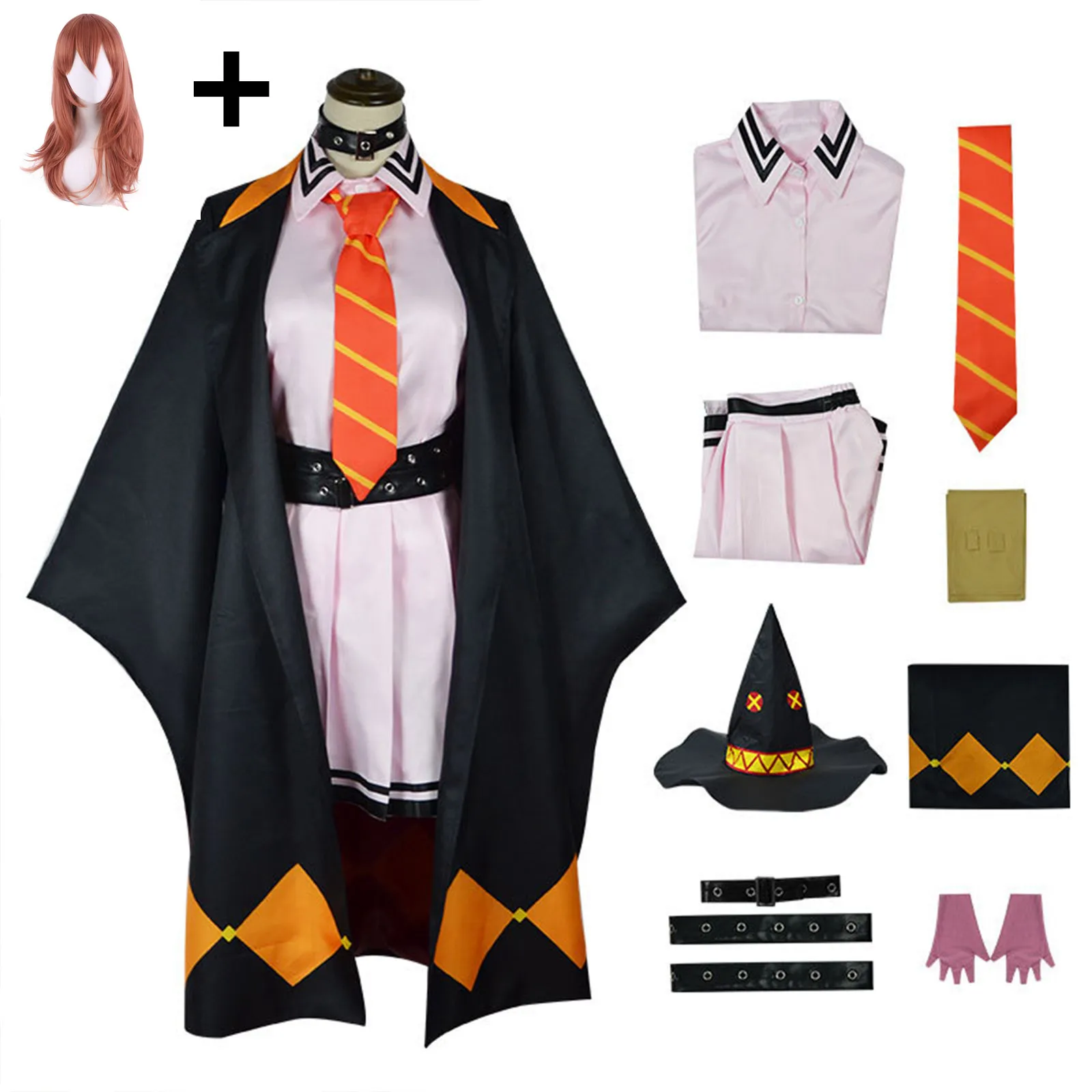 Костюм для косплея для женщин Kono Subarashii Sekai Ni Bakuen Wo Megumin, костюмы на Хэллоуин для взрослых любого размера
Костюм для косплея для женщин Kono Subarashii Sekai Ni Bakuen Wo Megumin, костюмы на Хэллоуин для взрослых любого размера