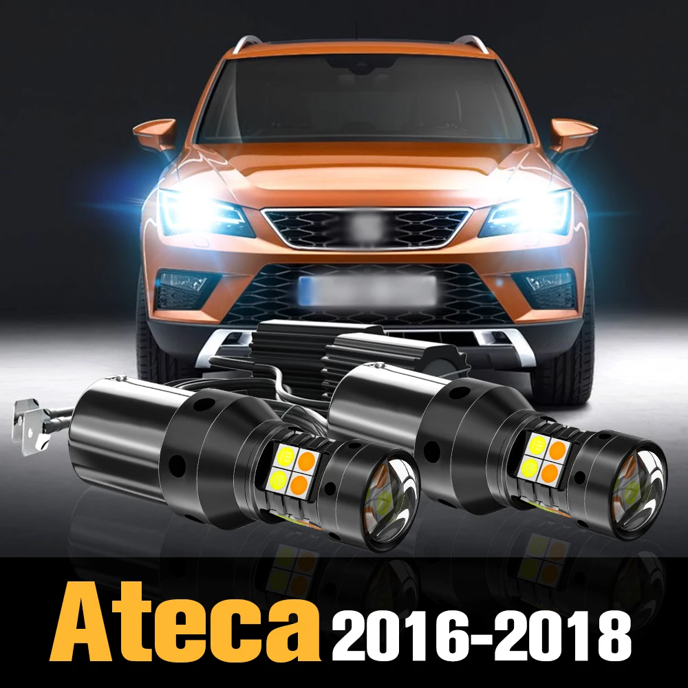 2pcs Canbus LED Dual Mode Turn Signal+Daytime Running Light DRL Accessories For Seat Ateca 2016 2017 2018
2pcs Canbus LED Dual Mode Turn Signal+Daytime Running Light DRL Accessories For Seat Ateca 2016 2017 2018