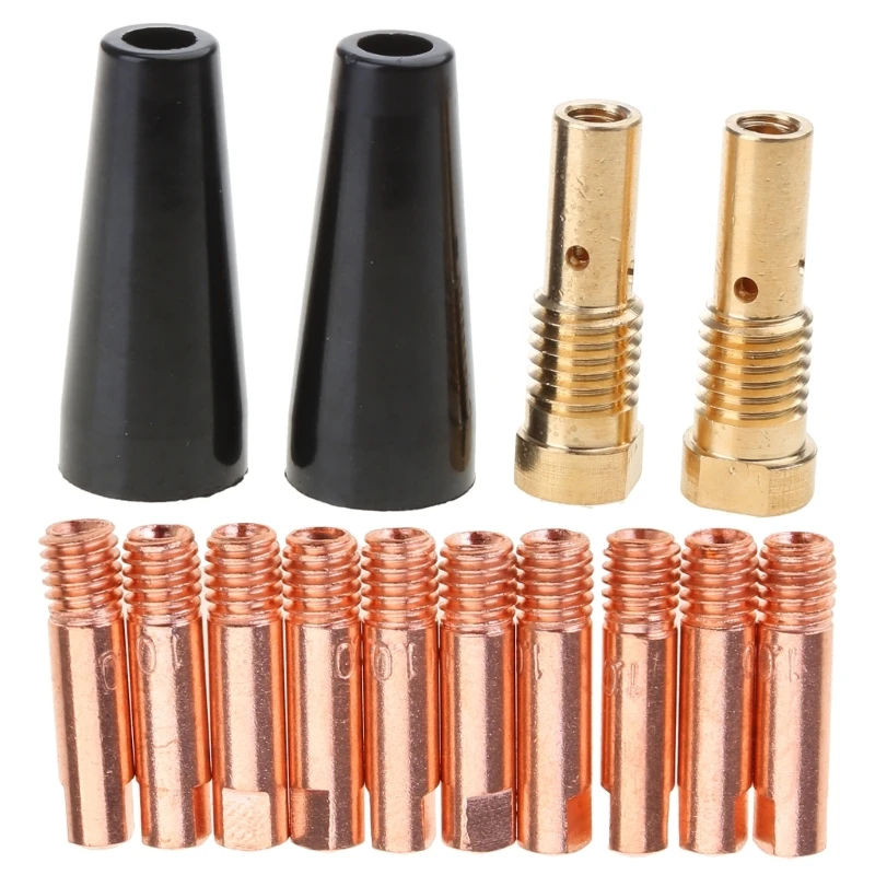 14AK Cores Gasless Nozzle Tip MIG Welding Contact Tip 0.8mm 0.030'' 6/10/12mm Tip Holder Diffuser Welding Torch
14AK Cores Gasless Nozzle Tip MIG Welding Contact Tip 0.8mm 0.030'' 6/10/12mm Tip Holder Diffuser Welding Torch