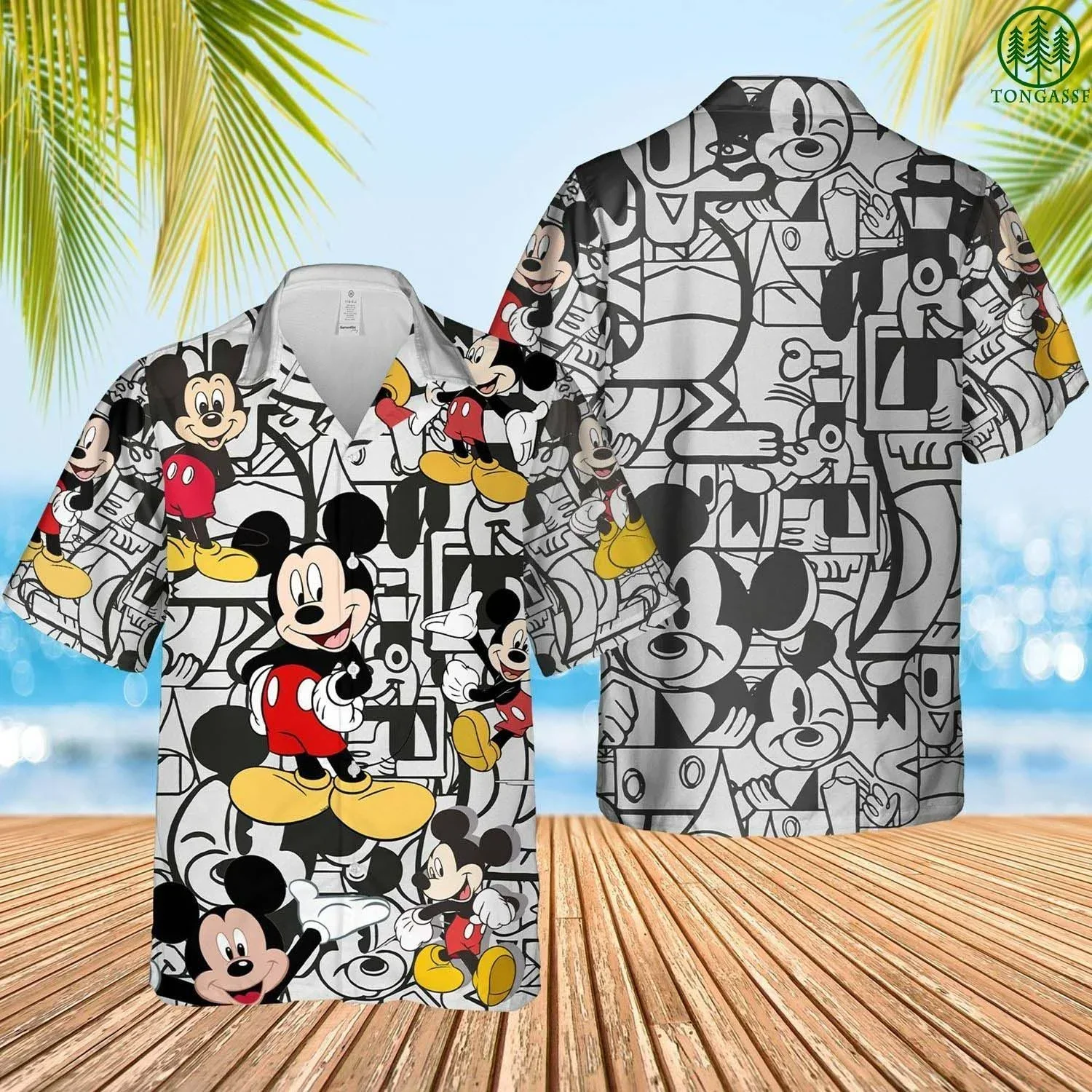 

2024 Diseny Mickey Mouse Tropical Hawaiian Shirt Disney Hawaiian Shirt | Hawaiian Shirt For Women Men | Hawaiian Shirt Custom