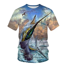 2022 new sea fishing 3D printing fashion men and women O-neck casual T-shirt men's oversized short-sleeved T-shirt
2022 new sea fishing 3D printing fashion men and women O-neck casual T-shirt men's oversized short-sleeved T-shirt
