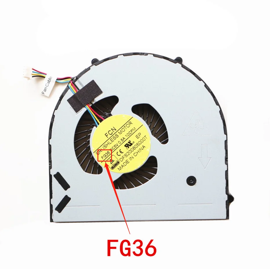 Computer CPU Cooling Fans For DFS200805000T FG36 FG37 Cooler Fan Radiator replacement laptop parts New Computer CPU Cooling Fans For DFS200805000T FG36 FG37 Cooler Fan Radiator replacement laptop parts New