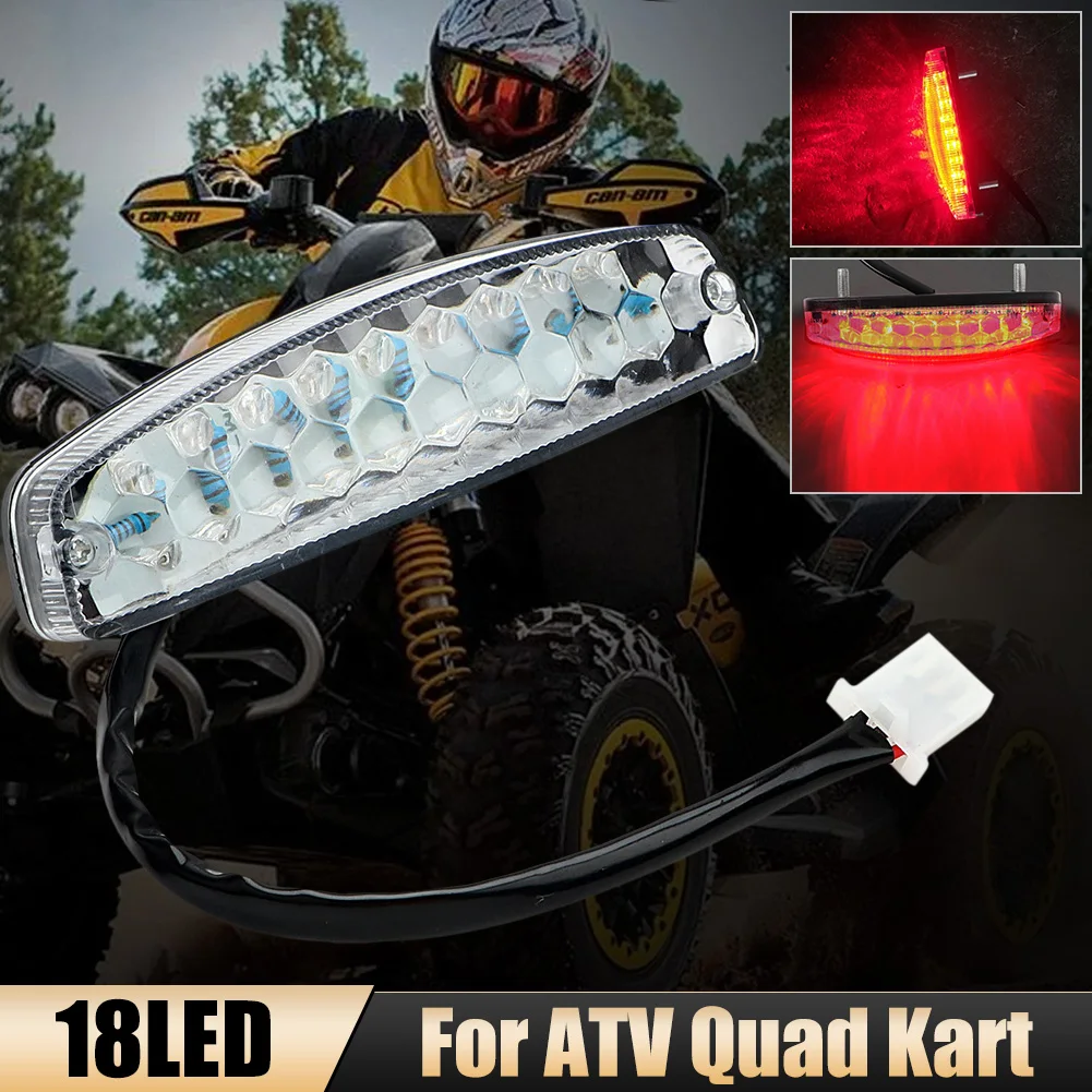 Universal Motorcycle LED Rear Lights 3Wire 12V Brake Stop Light 18LED License Taillight Red Indicator Lamp For Motorcycle ATV
Universal Motorcycle LED Rear Lights 3Wire 12V Brake Stop Light 18LED License Taillight Red Indicator Lamp For Motorcycle ATV