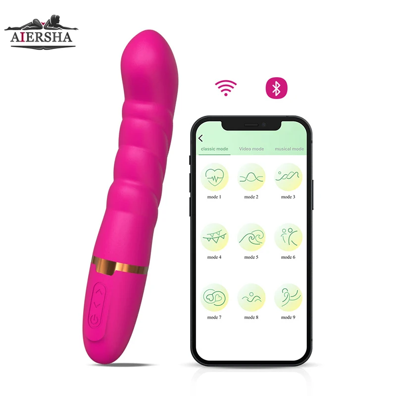 

Powerful dildos Bluetooth Vibrator for Woman G-Spot Clitoris Stimulation Vibrator Female Masturbator Adult Sex Toys for Womans