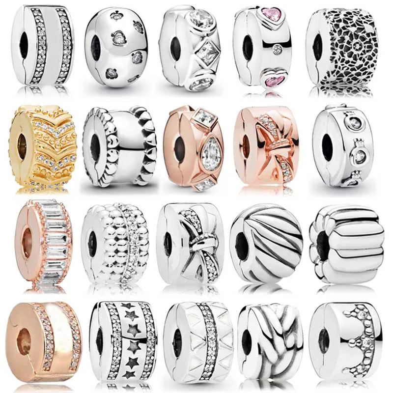 

Original Insignia Starry Formation Etched Layers Of Lace Clip Charm Bead Fit Pan 925 Sterling Silver Bracelet Jewelry